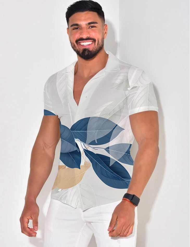 

2022 Shirts For Men 3d Printed Men's Hawaiian Shirt Figure 5xl Short Sleeve Fashion Tops Tee Shirt Men Blouse Camisa