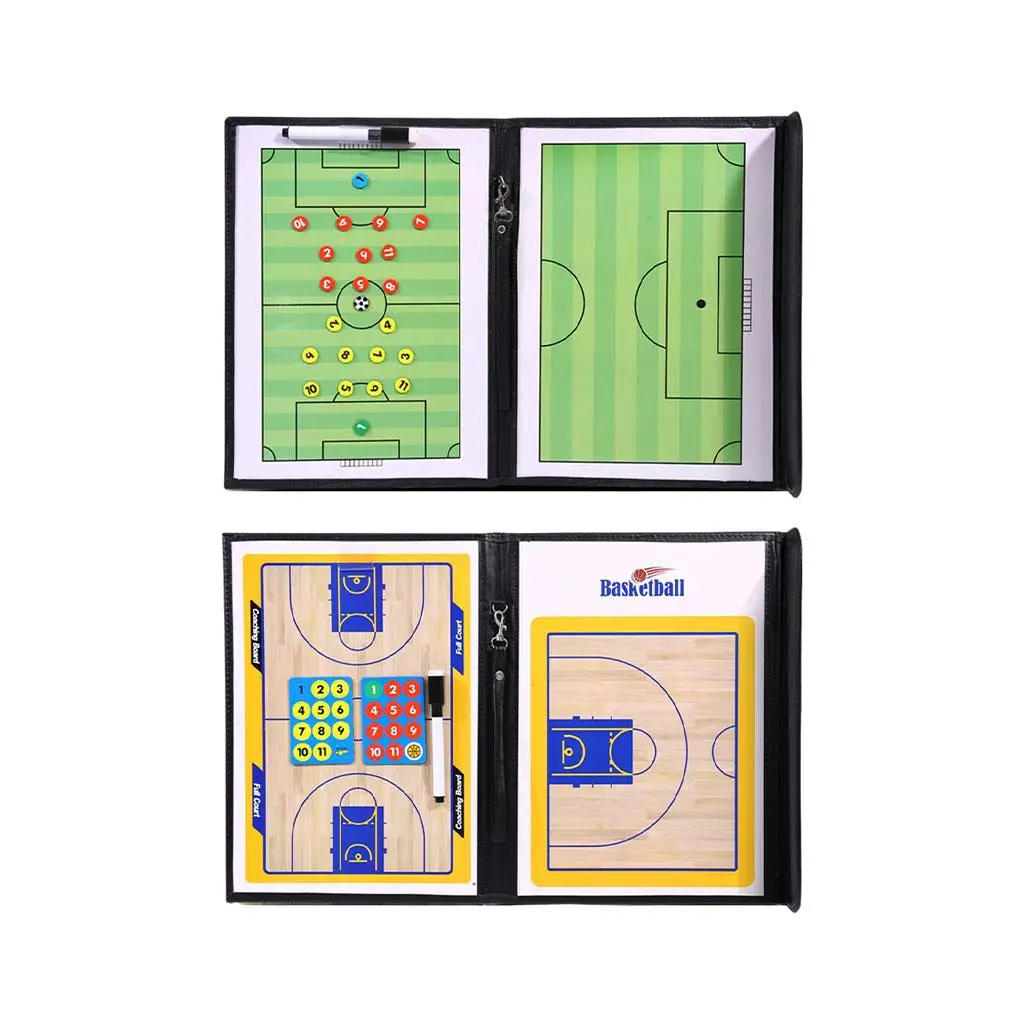 

Basketball Football Soccer Coaching Board Foldable Training Aid Portable