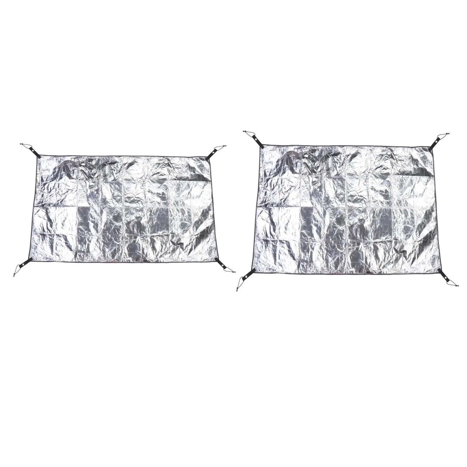 

Складной коврик для сна из фольги для кемпинга, складное водонепроницаемое алюминиевое сверхпрочное одеяло в рулоне для палатки, наземного...