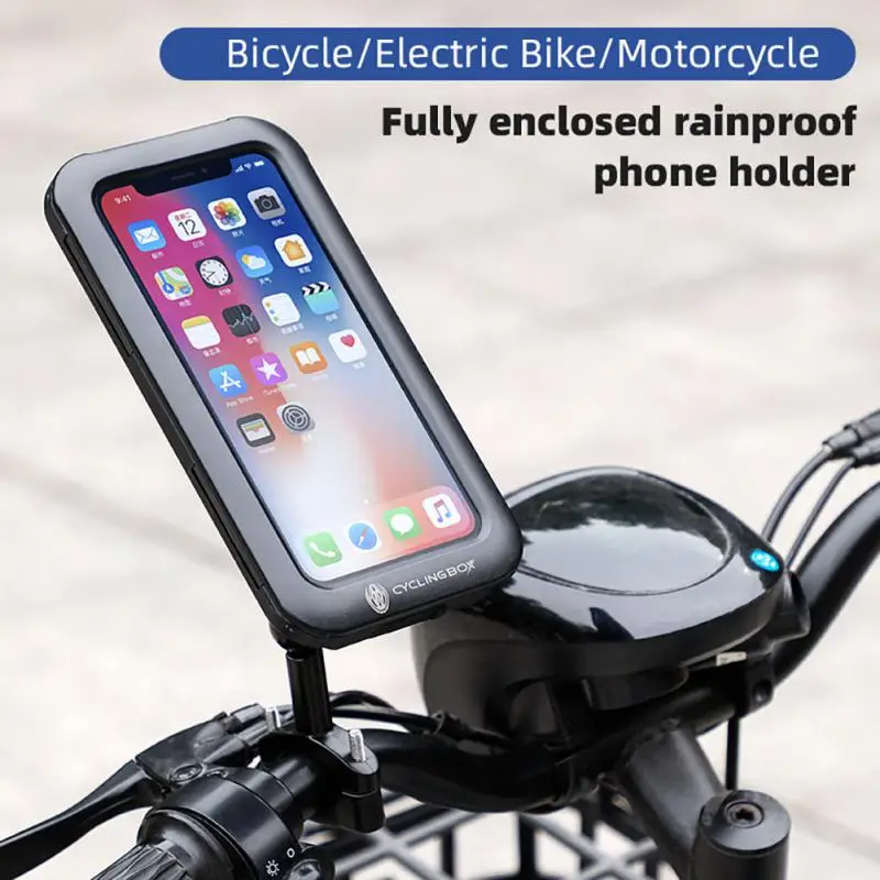 

Велосипедный держатель для телефона сенсорный экран водонепроницаемый 7-дюймовый велосипедный руль крепление для мобильного телефона Рег...