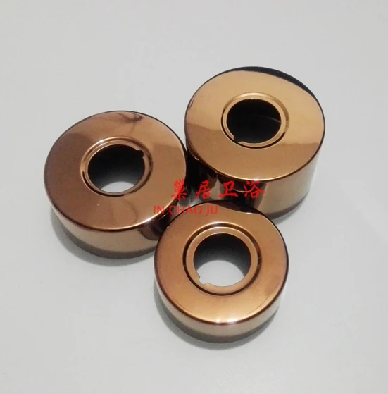 

2 pieces/lot stainless steel decorative cover rose golden color