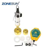 zonesun pneumatic bottle capping machine hand held screwing capping machine manual aircrew driver bottle capper tool