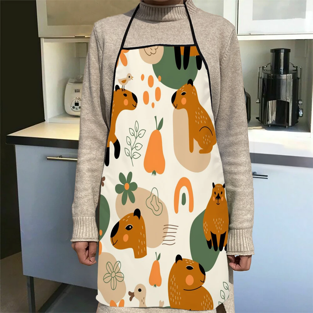 

Фартук с рисунком капибары SQPILLW