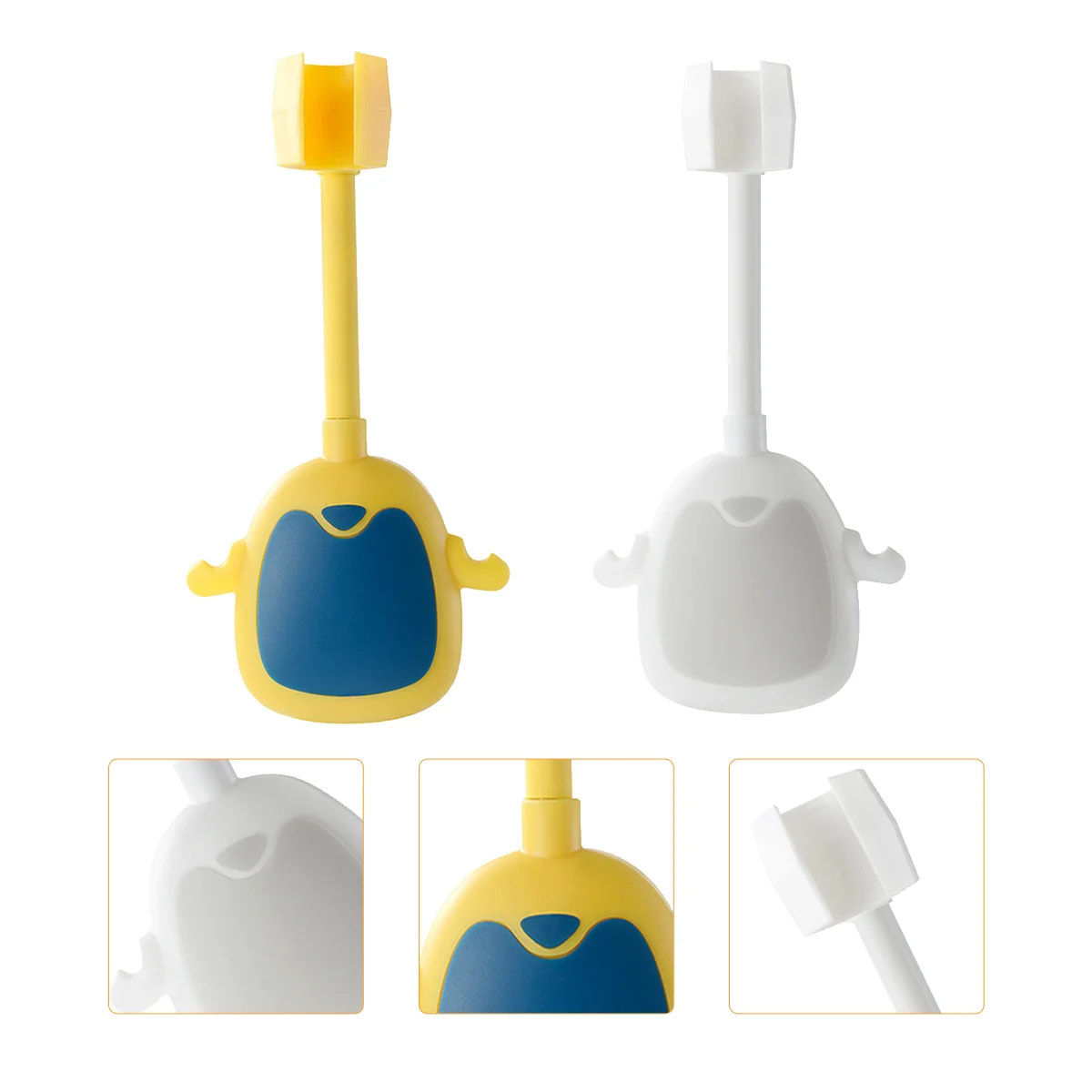 

2pcs Adjustable Shower Holder Bath Sprinkler Base Punch-free Shower Nozzle Bracket