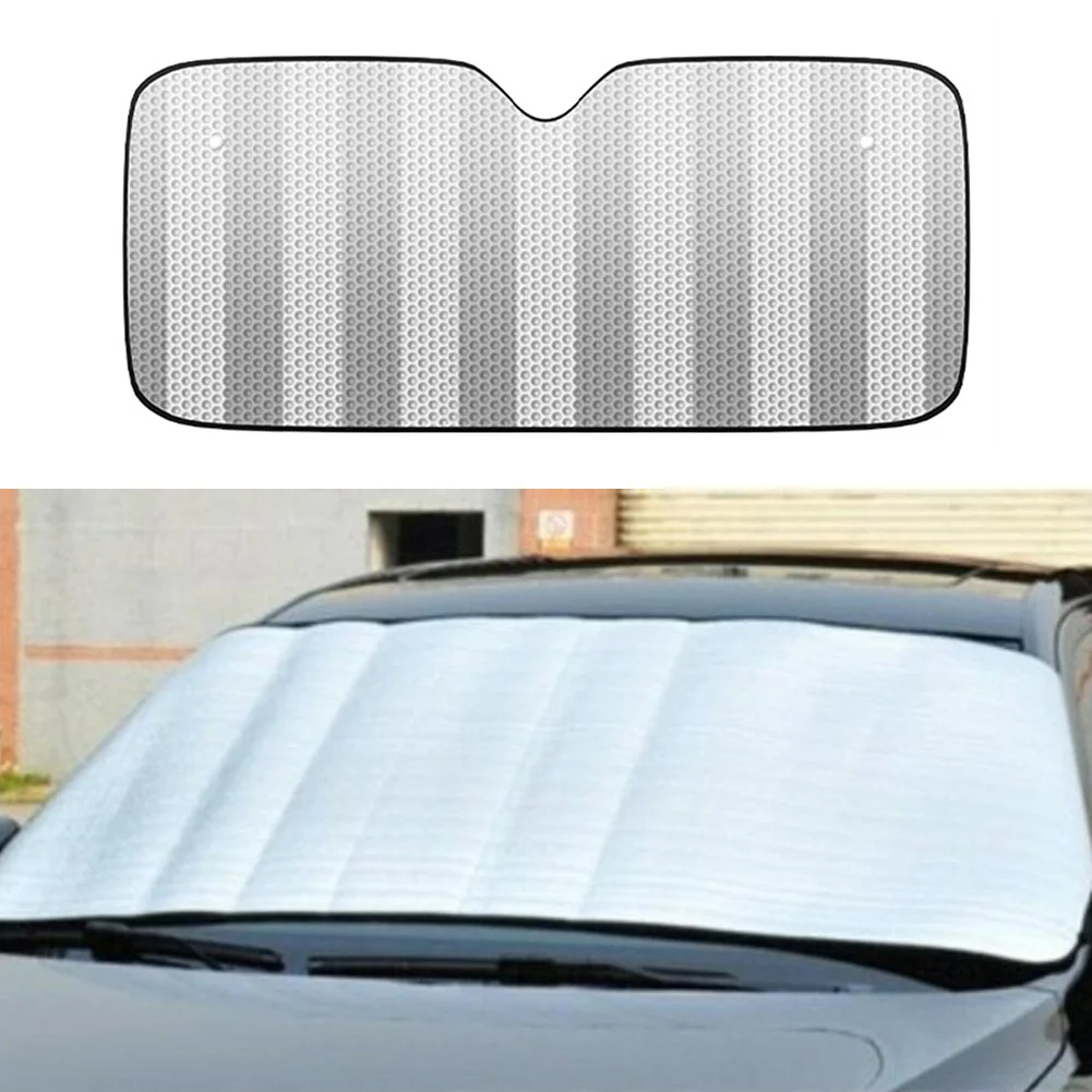 

Car Accessories Car Sun Shade Cover Car Cover Front Rear Reflective Sun Visor Shade Sunlight Reflective Auto Folding Windshield