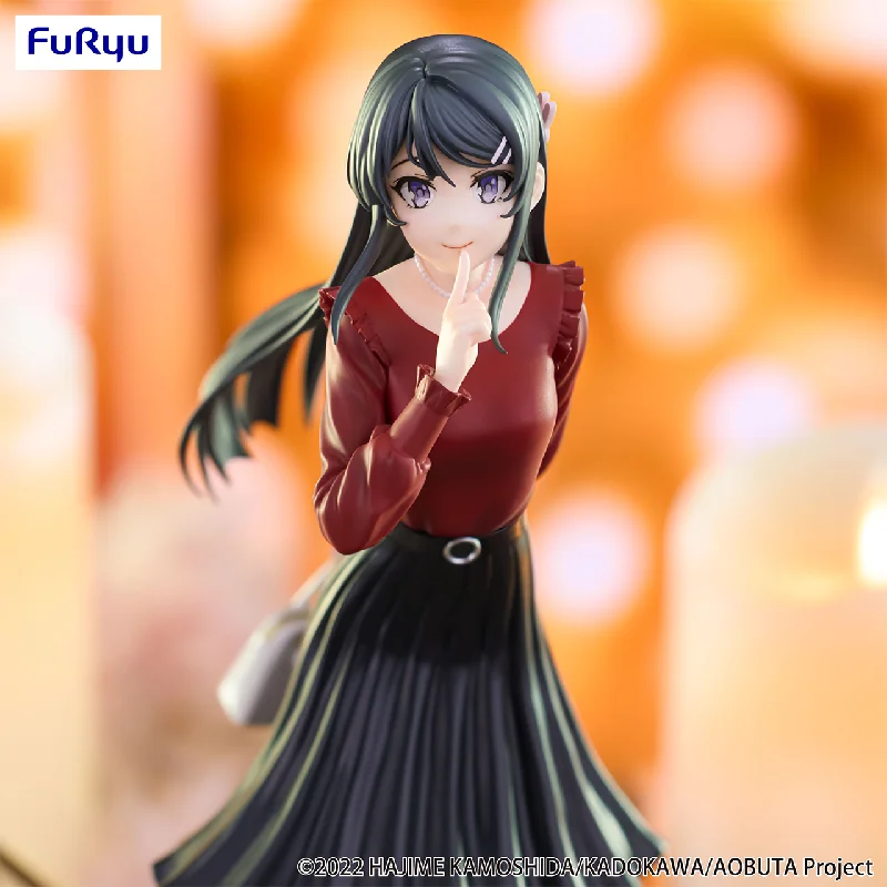 FuRyu Rascal Does Not Dream of Bunny Girl Senpai Аниме Mai Sakurajima Зимний наряд ver Trio-Try-iT Фигурки