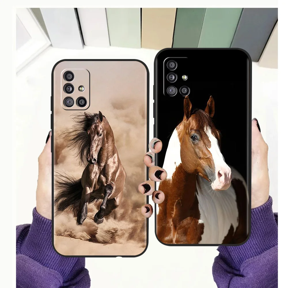

Чехол для телефона Running Horse, чехол для Samsung A13 A22 A32 A52 A72 A51 A71 A21S A31 A41