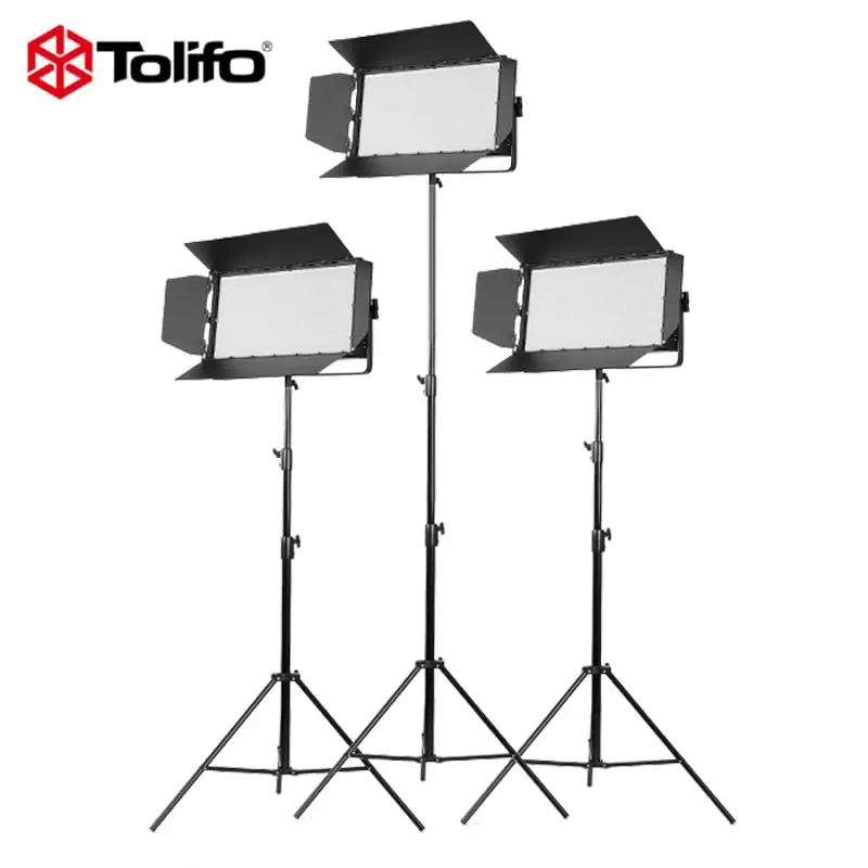 

Tolifo GK-3200HB 3 Set Professional Photographic Lighting Video Studio Fill Light Kit