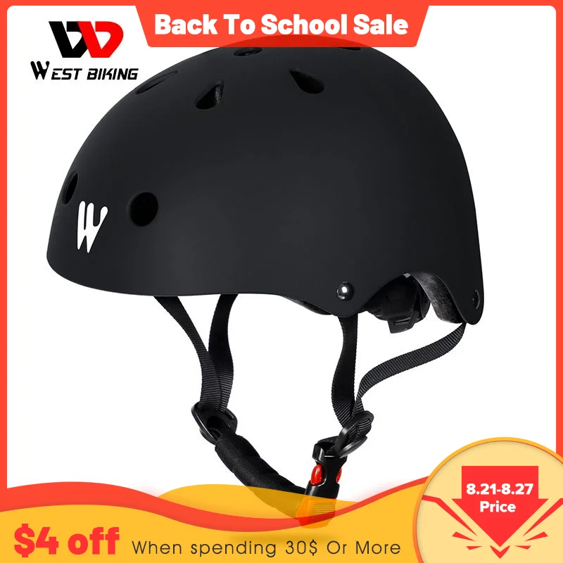 

WEST BIKING Kids Safety Helmet Bike Cycling Helmet EPS Bicycle Helmet for Skateboarding Skating Scooter Multi-Sports Protection