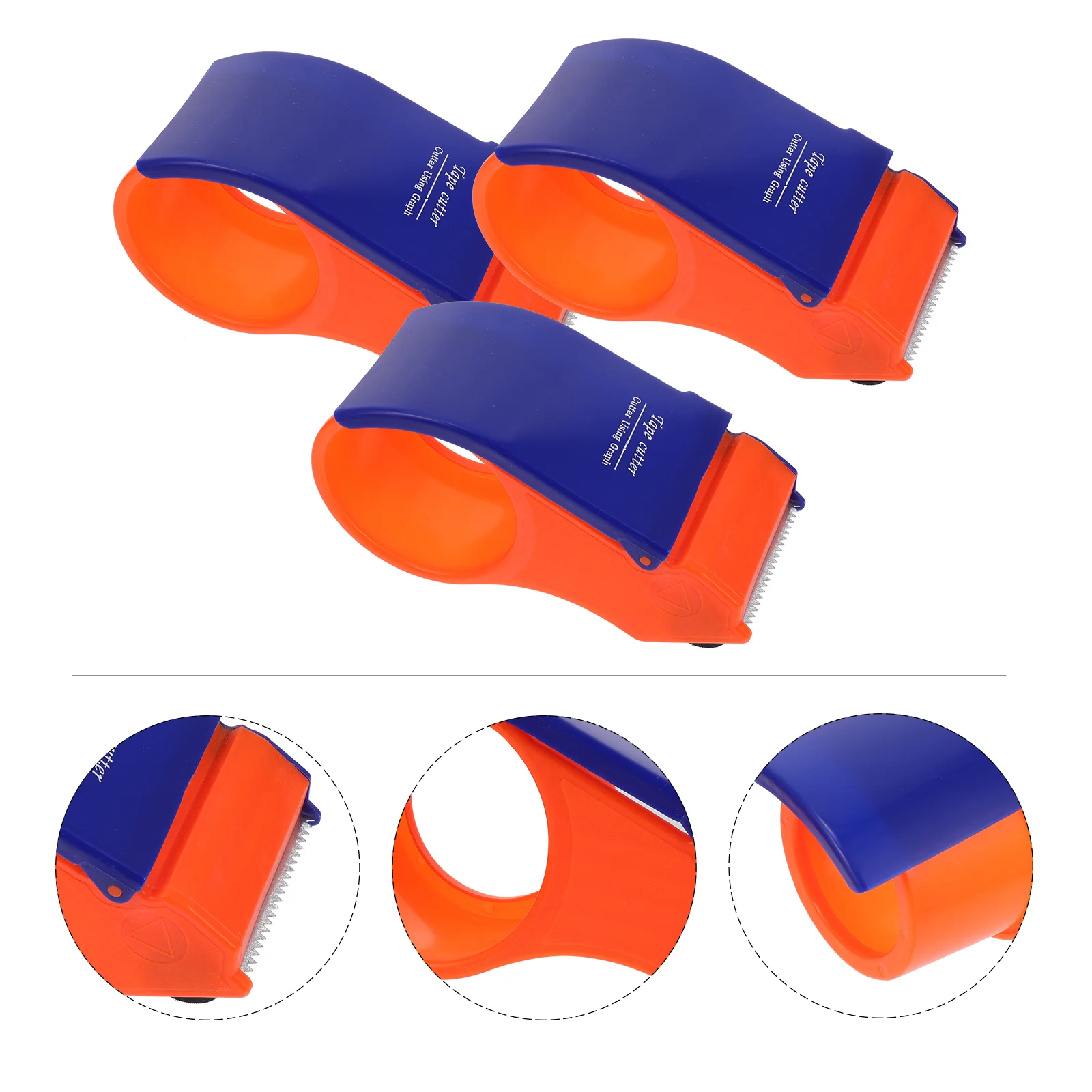 

3 Pcs Sealing Tape Plastic Bag Packers Props Machines Food 6cm Cutters Convenient Devices Cutting Sealers Office Store