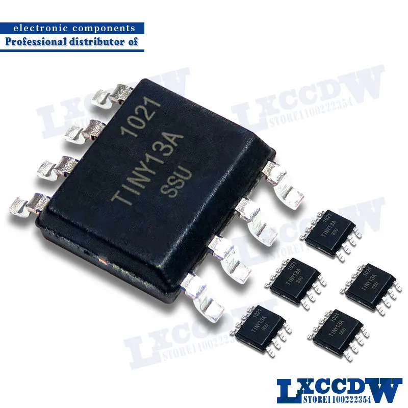 5 шт. ATTINY13A-SSU SOP8 ATTINY13A SOP TINY13A SOP-8 13A-SSU SMD