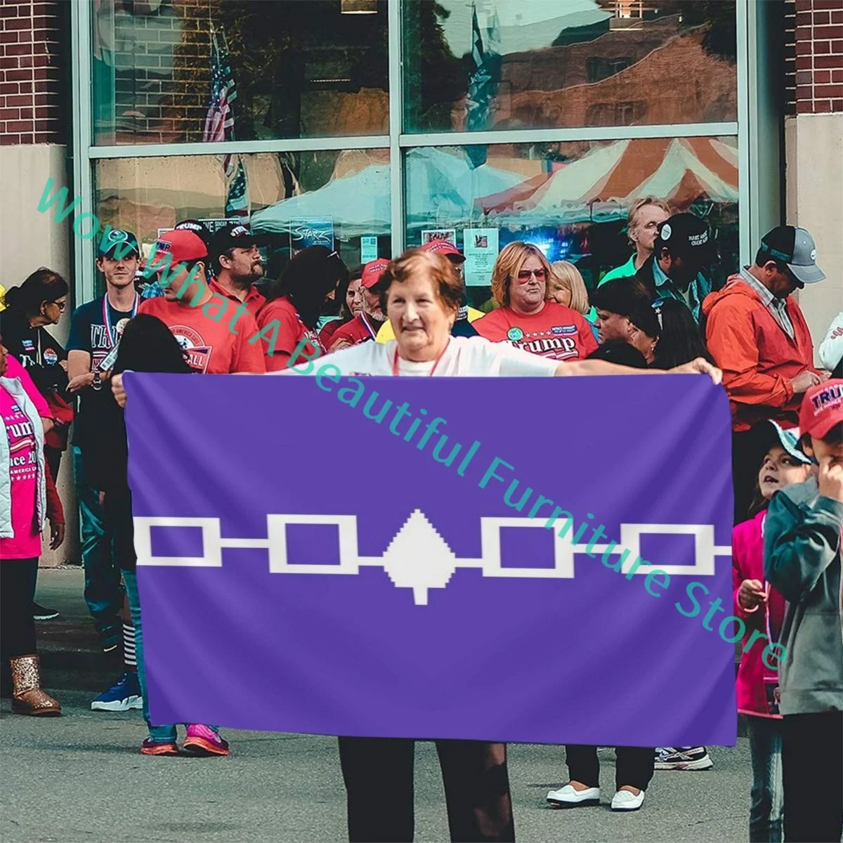 Флаг Конфедерации ироциас флаг 2 А