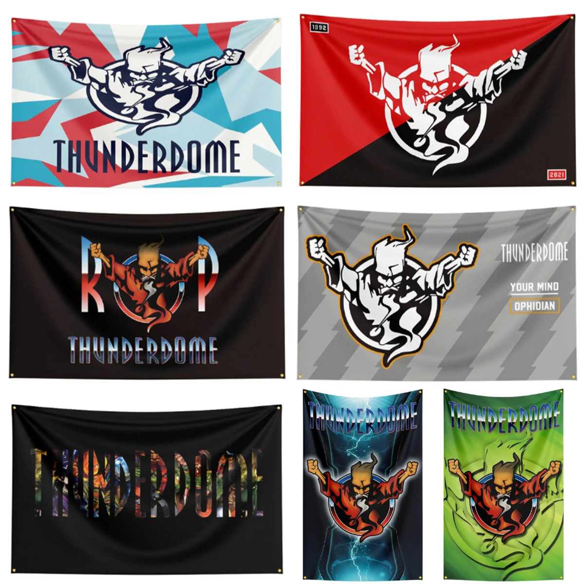 

90X150CM 3X5FT Thunderdome Flag Polyester Printed Band Banner For Decor