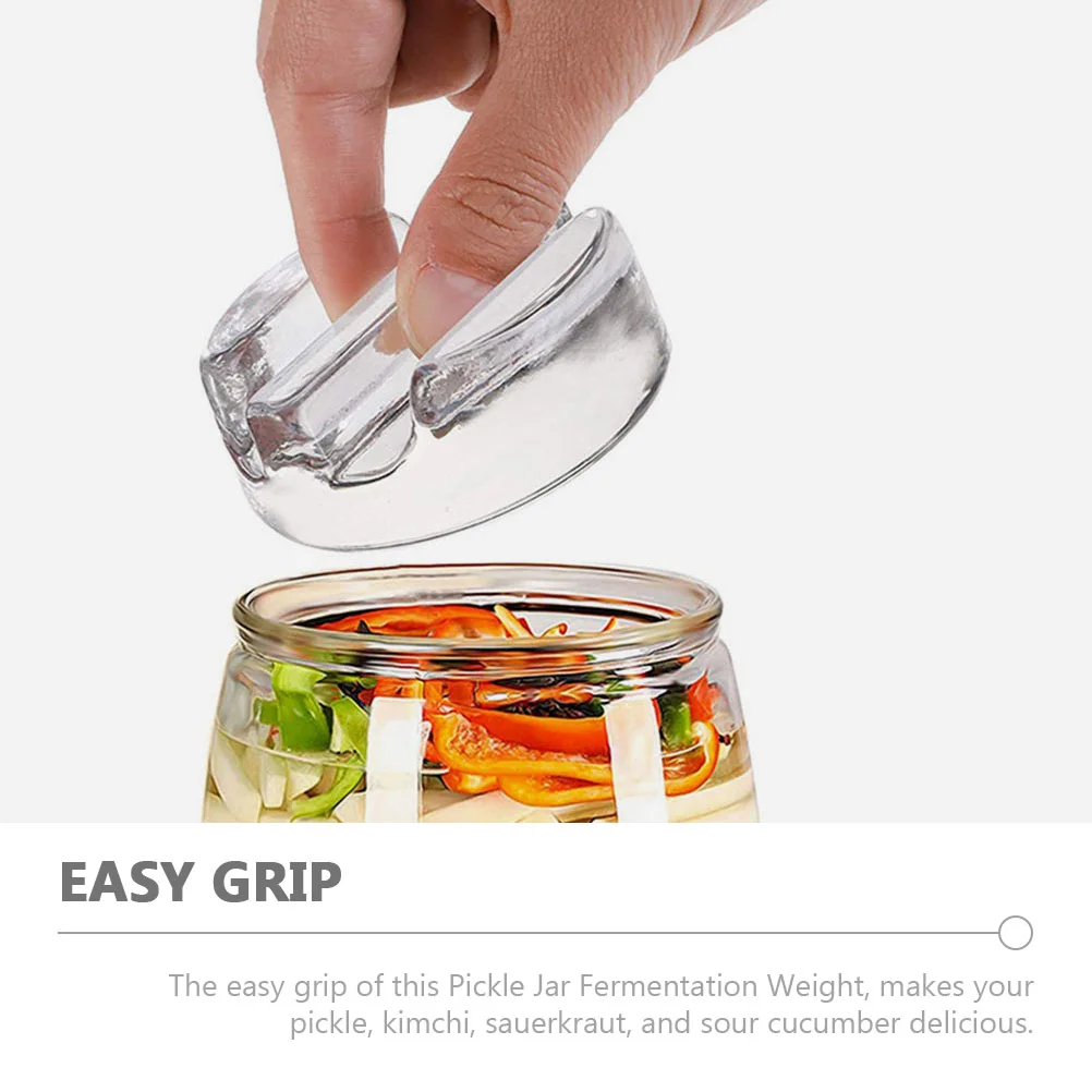 Стеклянный вес с широким горлышком каменные аксессуары для хранения продуктов