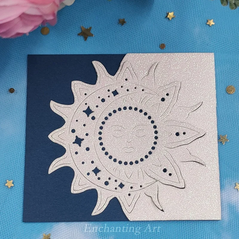The Sun Moon Stars Metal Cutting Dies 2022 Stencils for DIY Scrapbooking/Photo Album Decorative Embossing Paper Cards |