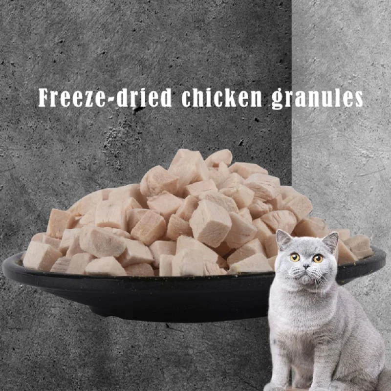 

Pet Cat Dog Snacks Freeze Dried Chicken Pet Food 500g Freeze-dried Chicken Flavor Treats Jerky Mix Dog Food Companion