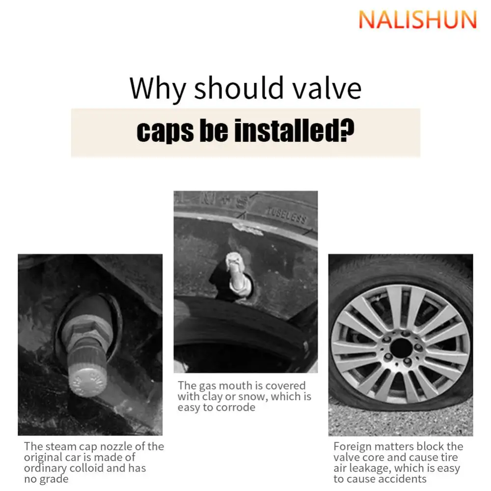 

Luminous Bike Tire Valve Cap Car Wheel Hub Glowing Dust-proof Decorative Tyre Rim Stem Covers Motorcycle Bike Valve Core Sleeve