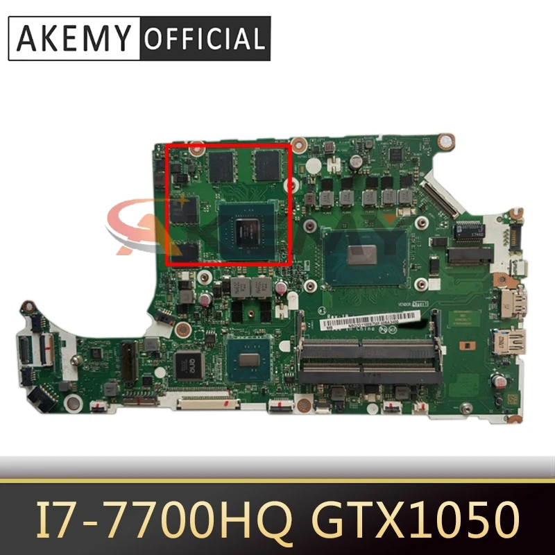 

LA-E911P For ACER AN515-51Motherboard AN517-71G C5MMH/C7MMH LA-E911P MBQ2Q11001 CPU I7-7700HQ GTX1050 DDR4 100% test Mainboard