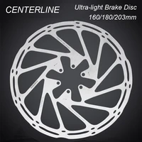 mtb bike disc brake rotor road bicycle 160mm180mm203mm stainless steel hydraulic brake disc for sram centerline