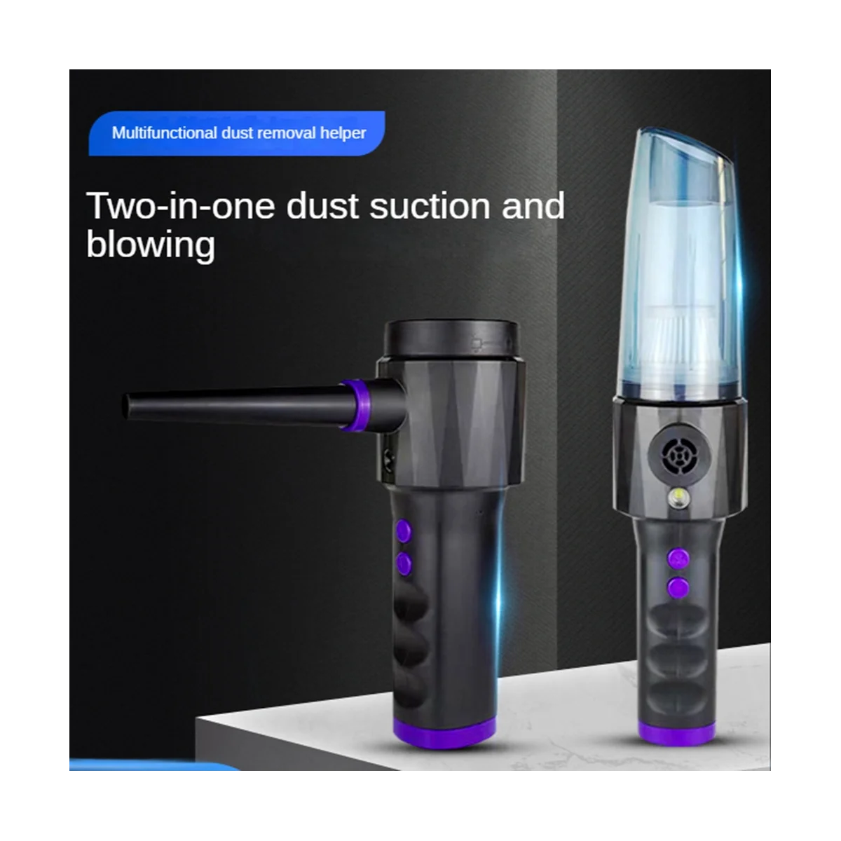 

2 in 1 Portable Car Vacuum Cleaner Handheld Dust Catcher Home Car Multifunctional Computer Keyboard Dust Removal