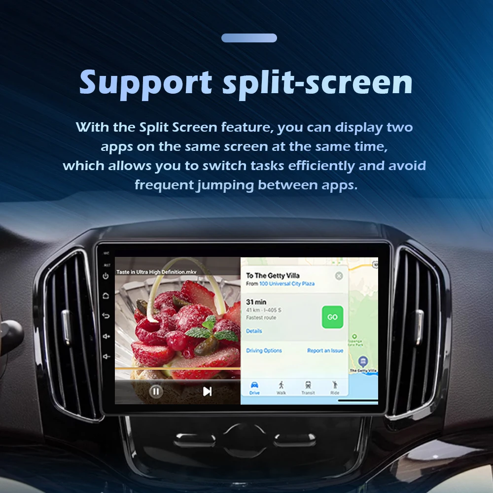 9-дюймовый беспроводной навигатор CarPlay GPS для Kia Cerato 1 LD 2004-2008, автомобильная мультимедийная система с Android 16, DSP, стерео, Bluetooth, 4G, Wi-Fi (art.: 3920da596ef20) - 3920da596ef20