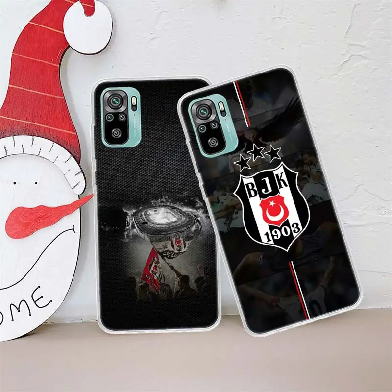 Модный чехол для телефона Besiktas BJK Redmi Note 14+ 13 Pro Plus 5G 12 12C 10 9 8 7 10A 10C 9A 9C 9T 8A 7A K60 K70 Cover Capa