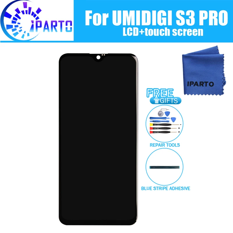 Дисплей с тачскрином для UMIDIGI S3 PRO 6 3 дюймов рамкой/без рамки
