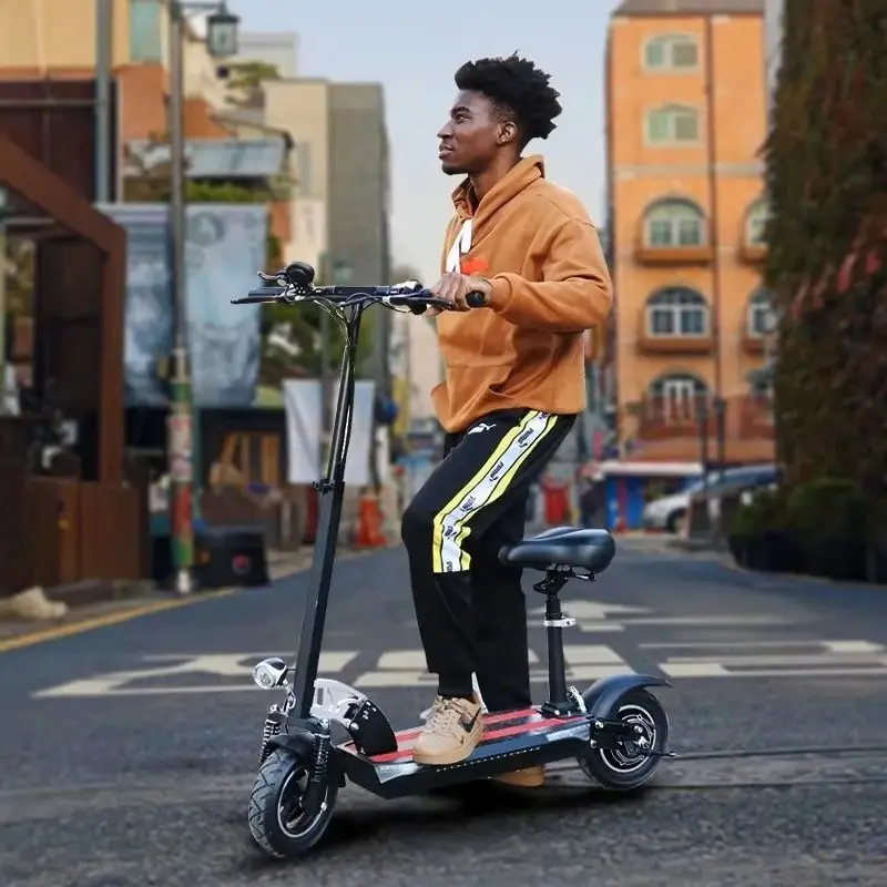 Электрический самокат X48 с одним двигателем 1200 Вт 48 В литиевая батарея E-самокат