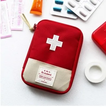 

Travel home portable first aid kit Carry small medicine bag small storage bag medical first aid kit emergency kit bags
