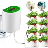 garden drip irrigation device automatic watering system flowers plants home sprinkler drip irrigation device pump timer system