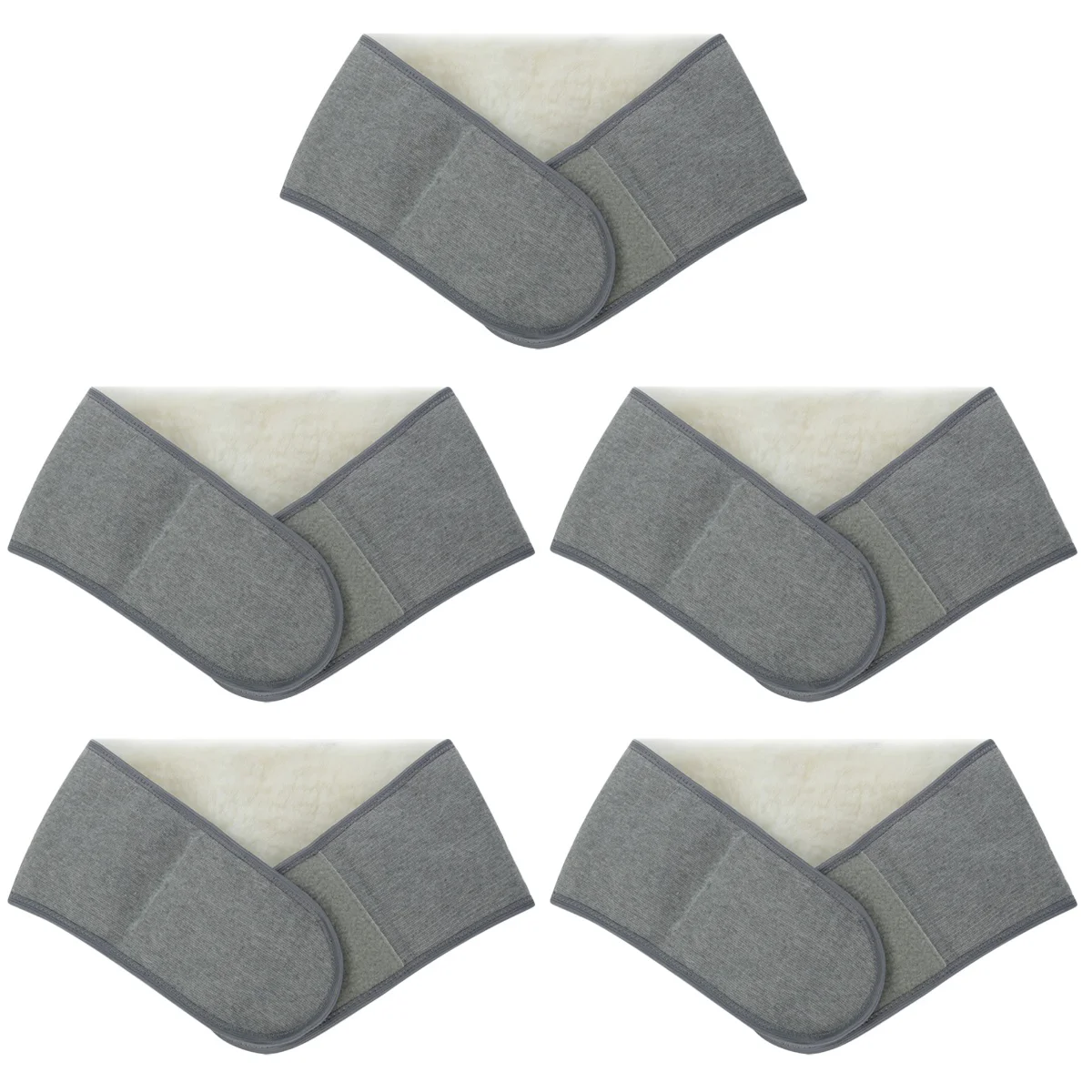 

5pcs Reusable Waist Belt Daily Use Kidney Band Household Warm Abdomen Belt Winter Supply