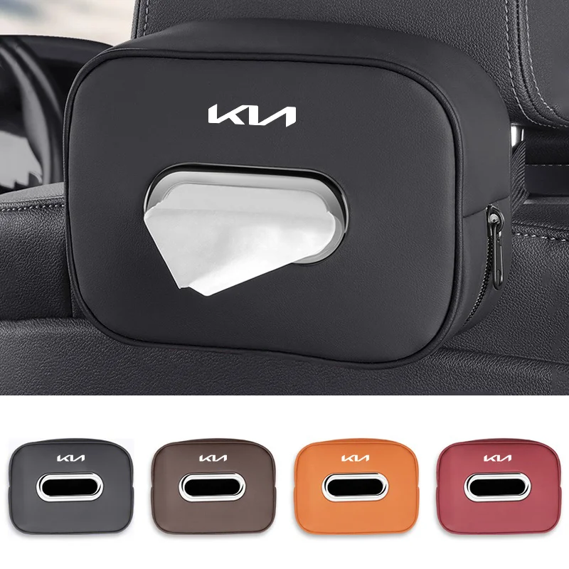 Автомобильная коробка для салфеток кожаный подлокотник центральной консоли KIA