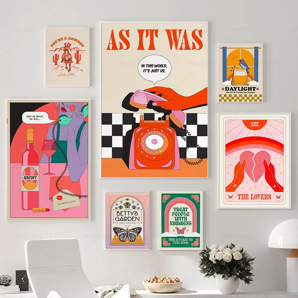 

Настенный постер с изображением бабочек и надписей «Гарри»