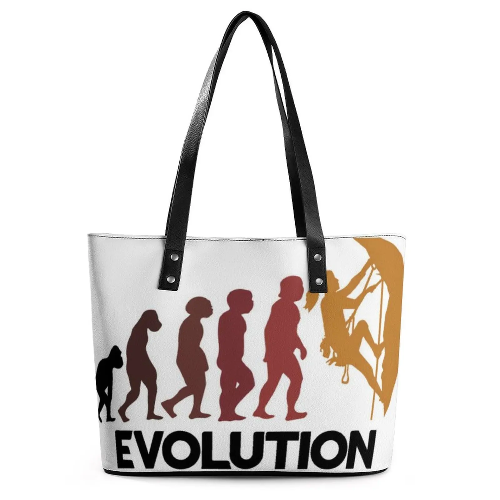 

Сумки для скалолазания Evolution, спортивная сумка через плечо из искусственной кожи, женская сумка-тоут с графическим дизайном, Ziplock, современн...