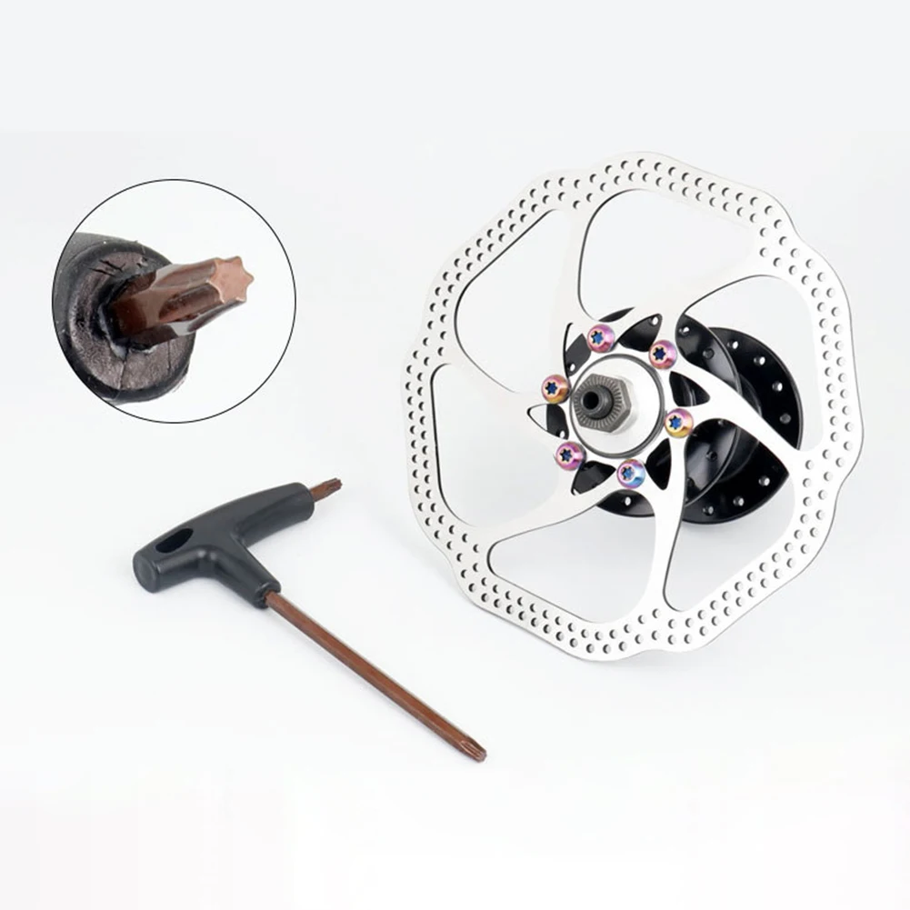 Винт T25 m5x10 мм из титанового сплава болты ротора дискового тормоза для горного и