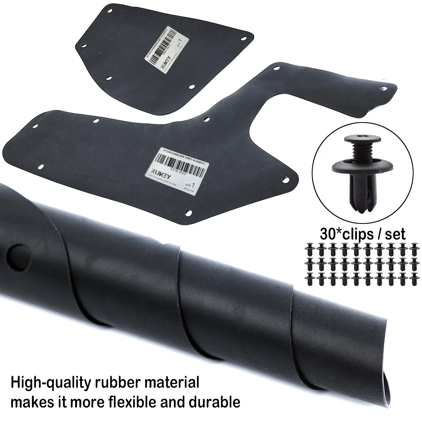 5 шт. для Toyota 4runner N180 3-го поколения Hilux Surf SW4 1996-2002 резиновые Брызговики внутренняя