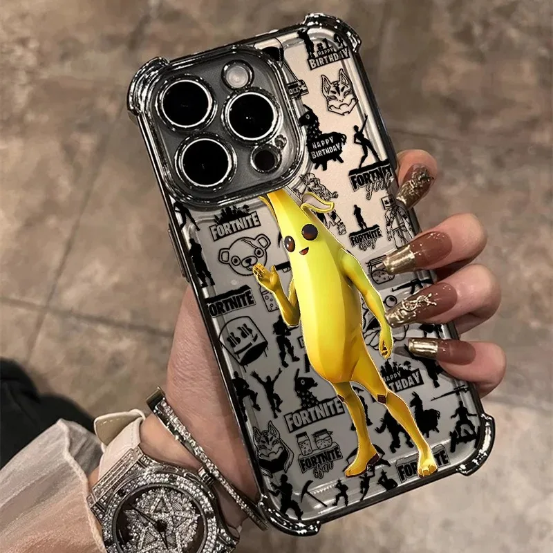 Фото Популярный чехол для телефона F-Fortnites Plating для Oppo Reno15 Reno14 Reno13 Reno12 Reno11 Reno10 Reno8 Reno7 Z F T Pro Plus 4G 5G №4