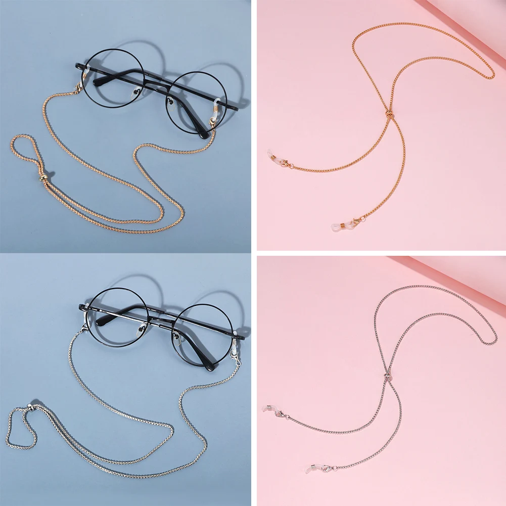 

Fashion Reading Glasses Chain For Women Metal Sunglasses Cords Eyeglass Lanyard Hold Straps Eyewear Retainer Sunglasses Lanyard