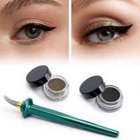 1 set eyeliner guide tools eyeliner gel eye shadow brush reusable silicone eyeliner brush eyeliner makeup drop shipping