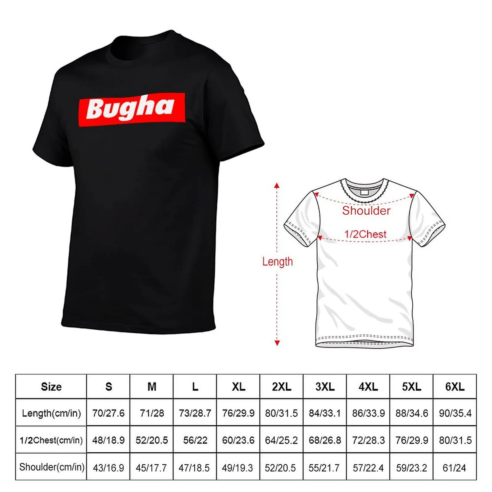 Фото Футболка Bugha: Долговечная повседневная футболка №2