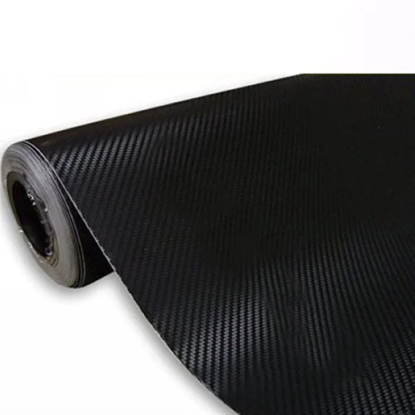 

1.5Mx60cm DIY Carbon Fiber Wrap Roll Sticker for Car Detailing (Black)