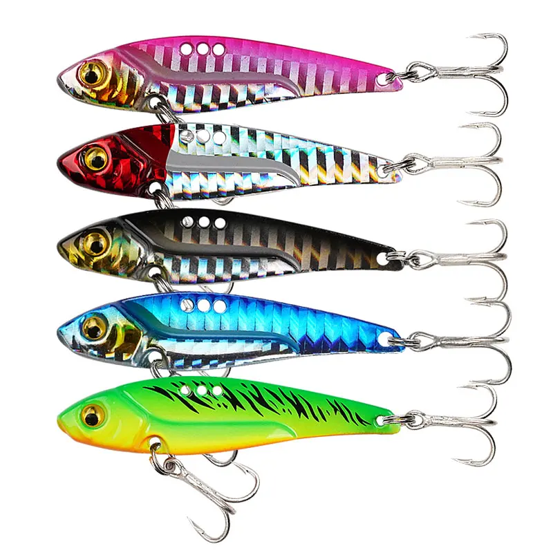 

1pcs Metal Vib 7g 10g 14g 17g 20g Vib Blade Bait Wobblers Vibration Sinking Vibrating Sea Fish Lures Fishing Baits Casting Pike