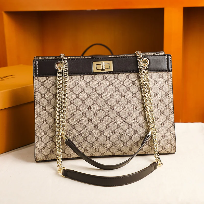 

2021 новые знаменитые дизайнерские сумки на плечо с цепочкой, высококачественный Женский кошелек из натуральной кожи, вместительные повседн...