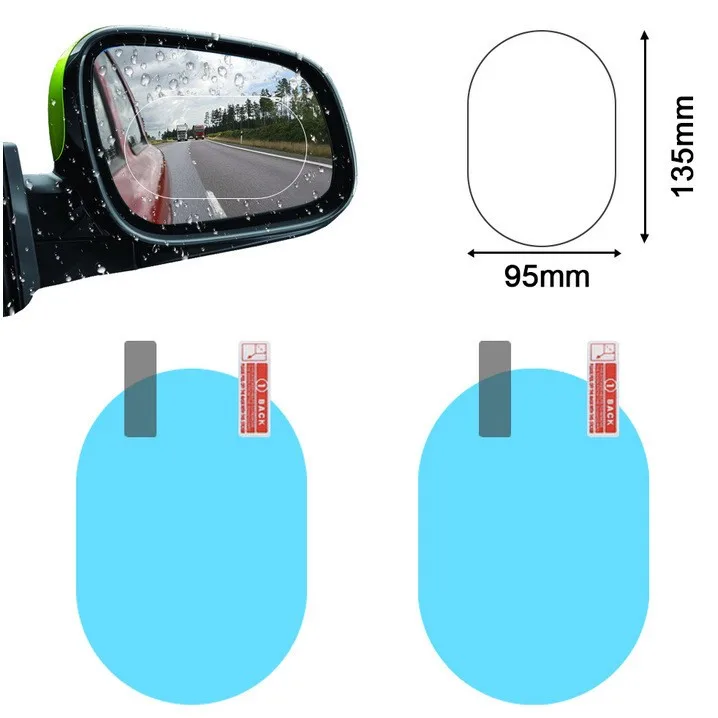 

Car Rainproof Film Anti Fog Car Sticker Car Mirror Window Clear Film Rain Proof Waterproof Film Auto Sticker Accessories