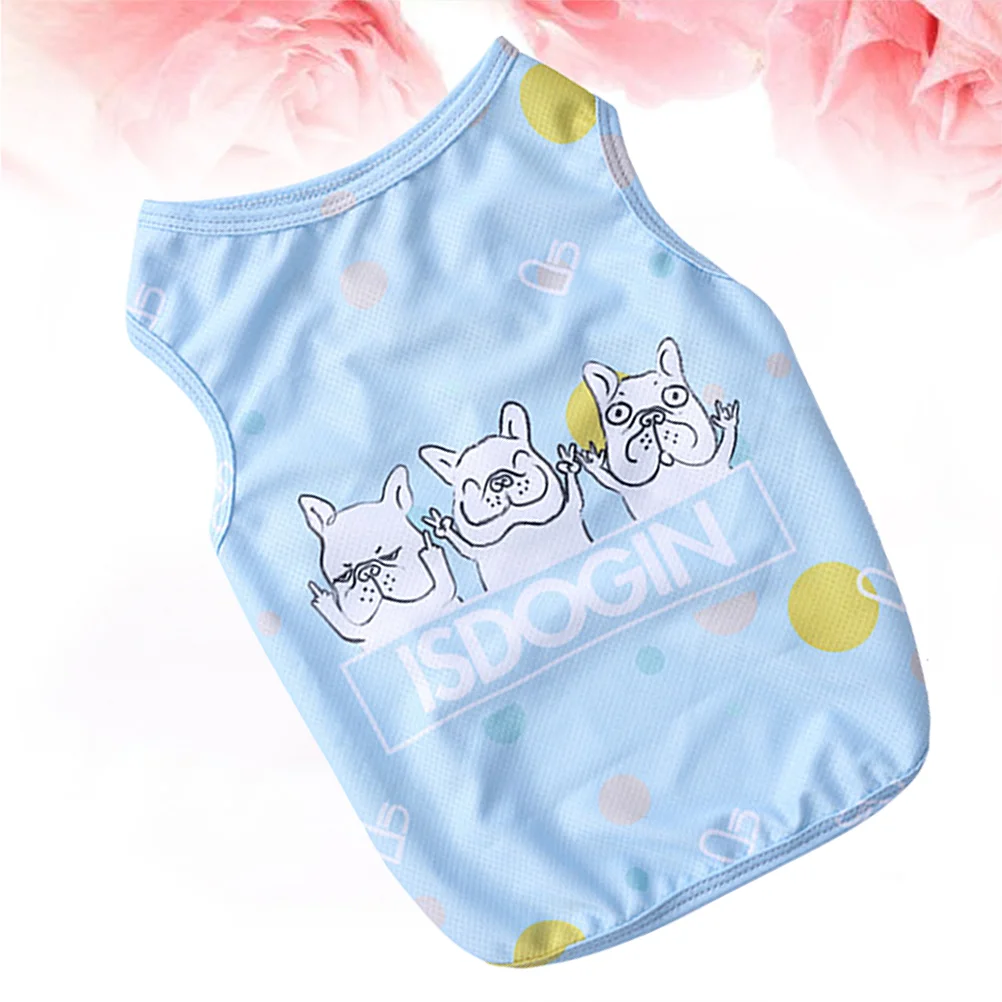 

Dog Summer Vest Shirts Dogs Clothes Shirt Pet Medium Cute Cooling Tank