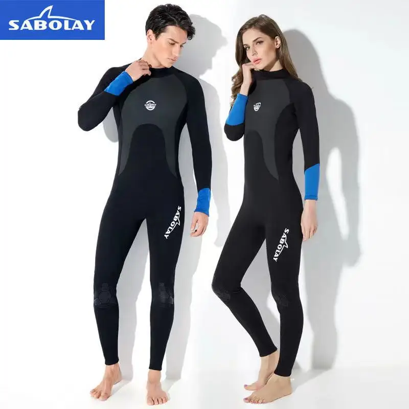 

Men Women 2mm Neoprene One Piece Wetsuit Long Sleeve Full Body Warm Rashguard Diving Swimming Surf Scuba Wet Suits Swimsuit