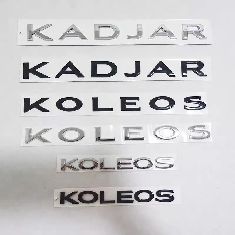 KOLEOS KADJAR буквенное слово значок наклейка задний багажник капот решетка логотип