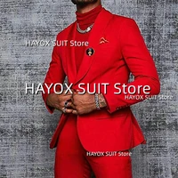 men suits formal slim fit 2 piece shawl collar blazer set fashion new wedding groom prom business party tuxedo