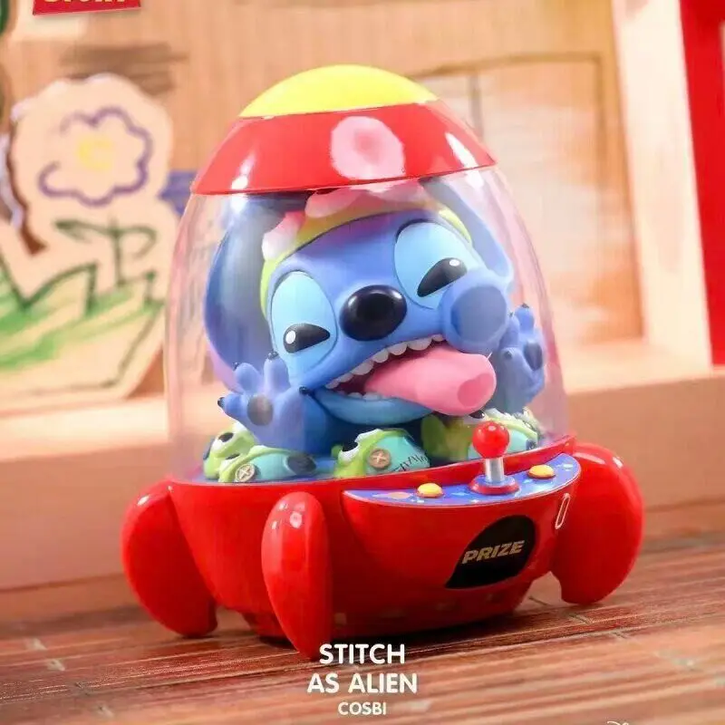 Фото Новая оригинальная коллекционная мини-фигурка Hot Toys Stitch Mania Series Blind Box из серии Toy Story 5: Стич Косби, загадочная коробка, настольное украшение-игрушка Косби №5