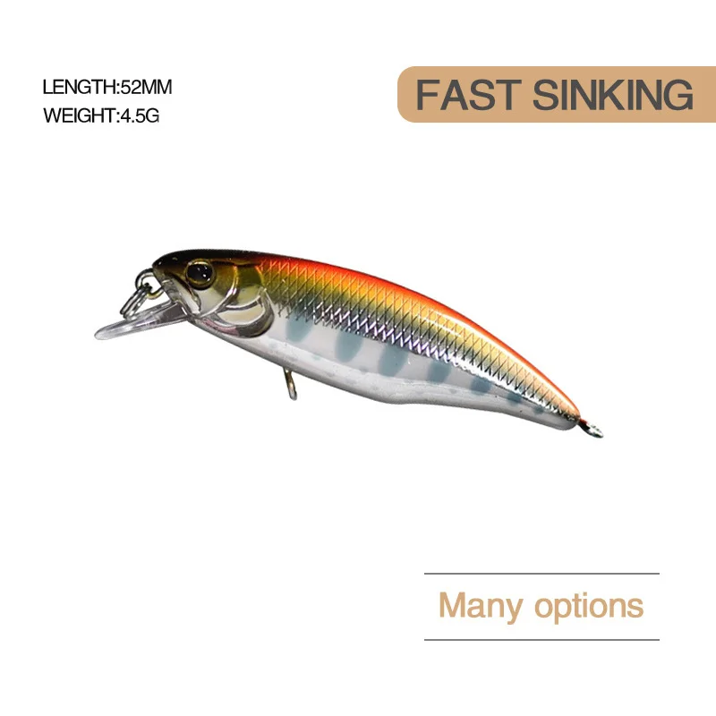 

Коллекция 2022 года, аксессуары для рыбалки, приманки, Джеркбейт, японская рыба, снасть для форели, гольян, тонущий воблер, микро свимбейт